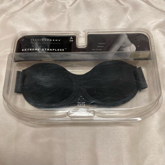 NWT Fashionforms Extreme Strapless Bra. 
Black. Size A cup. - Picture 5 of 6